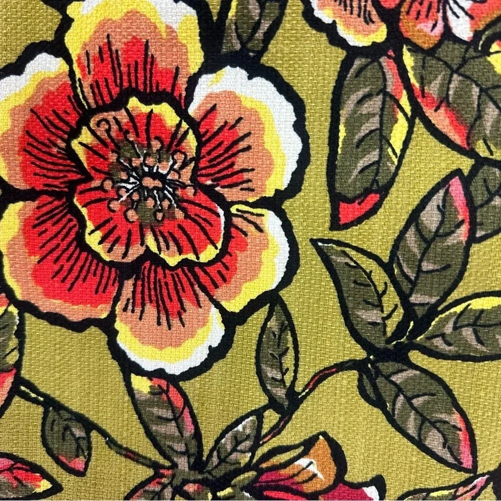 ann taylor LOFT floral print pencil skirt no size tag XS small preppy boho